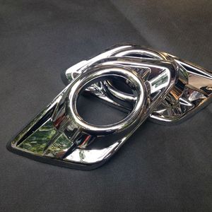 ABS Chrome Front Head Fog Light Lamp Cover for 2014 2015 Nissan X-Trail X Trail XTrail Fog Light Cover Trim Car Accessories 2pcs