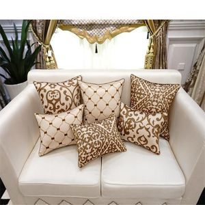 Vendas quentes capa de almofada de luxo fronha almofadas bordadas europeias decoração de casa sofá assento de carro travesseiro de lance