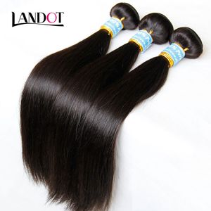 Brazilian Peruvian Indian Malaysian Mongolian Straight Hair Weave Bundles 100% Unprocessed Natural Human Hair Extensions Dyeable Tangle Free