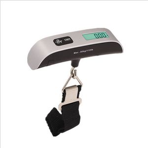 Wholesale hanging luggage weight scale resale online - 2016 Hot Portable LCD Display Electronic Hanging Digital Luggage Weighting Scale kg g kg lb Weight Scales
