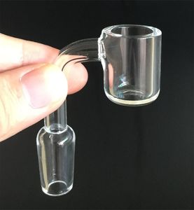 New 3mm Thick Flat Top XL Quartz Banger Nail With 20mm OD Female Male 10mm 14mm 18mm 90 degree Quartz Banger Domeless Nail