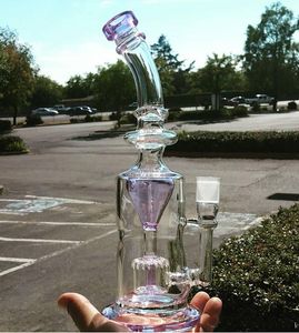 유리 재활용기 Torus 새로운 유리 재활용기 고품질 유리 Torus Heavy Bases Glass Bongs 암컷 조인트