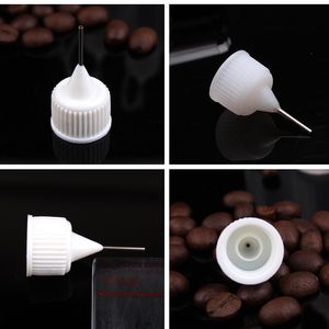 PE plastik iğne şişeleri 5ml 10ml 15ml 20ml 30m 50ml 100ml, beyaz iğne ucu ile E sıvı yağı