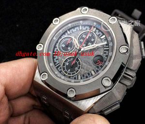 Luksusowy zegarek na rękę 0ffshore Michael Schumacher Plat 26568PM.OO.A021CA.01 Kwarcowe męskie zegarki męskie Zegarki najwyższej jakości