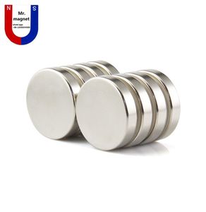 wholesaler 10pcs super strong 25x5 magnet 255 n35 permanent rare earth magnet 25mm x 5mm industry neodymium magnet d25x5mm