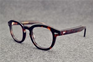 Солнцезащитные очки кадры Джонни Депп -рама планки восстанавливают древние способы Oculos de Grau Мужчины и женщины Myopia Eyeglass