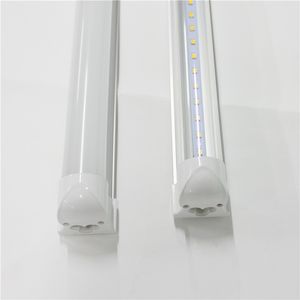 T8 LED Tubes Light 8ft 6ft 5ft 40W AC85-265V Integrated PF0.95 100LM/W 5000K 5500K Fluorescent Lamps 8 feet 250V Linear Bar Bulbs Accessories Direct Sale from Factory