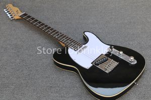 Brinkley Ücretsiz Nakliye Toptan Fabrikası Özel Sparkle Siyah Gitar 6 String Elektro Gitar, Gülağacı Klavye