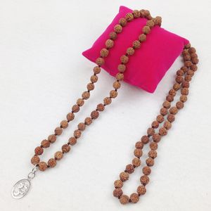 ST0285 New Hot Sale Handmade Knotted Necklace Fashion Women`s Yoga Necklaces OM Charms Jewelry Free Shipping