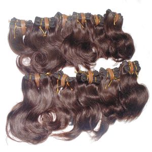 Stor Export Business Partihandel Billiga Pris 8a Grade Brasilianska Human Hair Body Wave Extensions Kort längd 100st / Lot