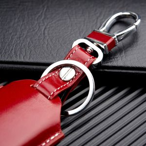 Lädernyckel FOB Cover Case för Honda Civic 2020 Accord Pilot Car Key Holder Shell Bag Wallets Nyckelring Keychain Honda Auto Accesso324Q