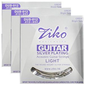 3 Sätze/Los 012-053 D6027 Akustikgitarrensaiten Gitarrenteile Großhandel Musikinstrumente Zubehör