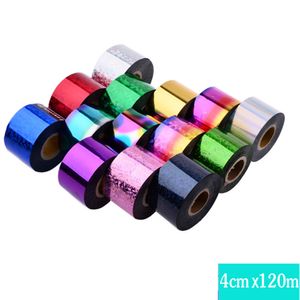 New Arrival Kobiety Nail Art Beauty Manicure Star Paper Laser Metalowe Naklejki Nail Stowarzyszone Naklejki Objętość 0,04 * 120m