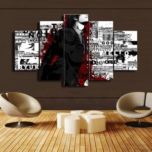 Wholesale japan wall art resale online - 5 Set Japanese anime Canvas Print Painting Modern Canvas Wall Art for Wall Decor Home Decoration Artwork DH007