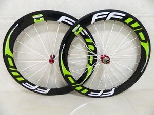 Wholesale carbon wheels ceramic bearings for sale - Group buy Green Wheels Ffwd F6R mm Full Carbon Clincher Bicycle Wheels With R36 Ceramic Bearings Hubs Best