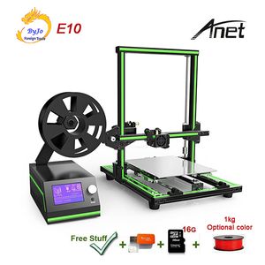 Pro Anet E10 Aluminum Frame 3D Printer High-Precision Large Printing Size With LCD Screen Support TF Card Off-line Printing Windows Mac