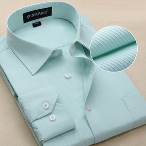 Wholesale-2016 جديد رجل غير الحديد مجهزة الأعمال طويلة الأكمام مربع طوق اللباس قميص 37-44