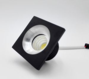 10st / parti 5w mini LED-skåplampa AC85-265V Mini Dimmable LED-downlight inkluderar LED-enhet CE RoHS-taklampa Mini Light