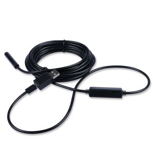DBPOWER 2MP USB Endoscope, 7mm Lens 5M Snake Camera Waterproof Inspection Borescope for Android Laptop with OTG/UVC