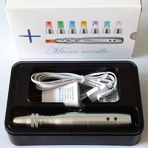 New 5 Speeds Derma Pen Clinic Electric Dermapen Stamp Auto Micro Needle Anti Aging Skin Therapy 10pcs Needle Cartridges