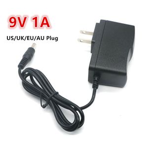 Fonte de alimentação do adaptador do conversor do carregador de transformadores de iluminação DC 9V 1A 5.5mm x 2.1mm para Arduino UNO R3 Mega 2563