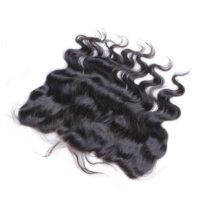 26 Zoll Frontal großhandel-Spitze Frontal Virgin Brasilianisches menschliches Haar Körperwellenhaar Zoll Natürliche Farbe Haarverlängerungen Bellahair