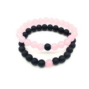 Natural Handmade Beads Strands Bracelets Healing Energy Stone Lovers Charm Jewelry For Women Men Couple Decor