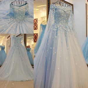 Long Sleeves Prom Dresses With Wraps Appliques Beads Sequins Illusion Formal Cocktail Dress Evening Wear Long Off Shoulder Pageant Dress