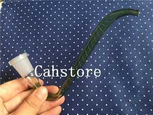 NUOVO adattatore gancio a J in vetro - 14 mm 18,8 mm Ganci j stile creativo dimensioni giunto per tubo in vetro 14 mm 18 mm j-narghilè femmina