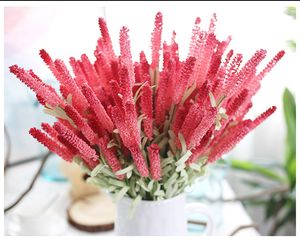 Colorful Artificial Lavender 12 Heads 51 CM/20inch Bouquet Foam Flower For wedding Decoration House Party Decoration