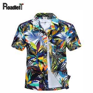 Commercio all'ingrosso-nuovo 2016 Abbigliamento maschile da uomo estate manica corta camicie uomo hawaiano camicia casual camicia floreale camisas masculina, plus size 4xl