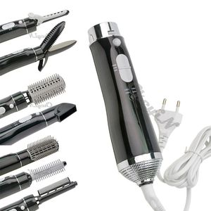 Wholesale-7 in 1 Professional Hair Dryer Hair Blow Dryer Mini Hairdryer with Comb Nozzles Attachments Blower for Hotel Home Use HS13-P6163