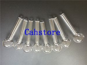 MOQ = 50PCS 10cm Klarglas-Dampfwalze Pyrex-Ölbrenner Shisha-Rohre Mini-Glaspfeife zum Rauchen kostenloser Versand