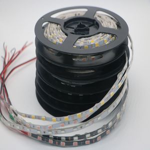 Schmalseite 5 mm 5730 SMD 300 LEDs 5 m wasserdicht IP65 LED-Streifen schwarz/weiß PCB DC12 V 60 LEDS/m