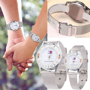 Coppia di orologi automatici per uomo e donna, orologi per lui e per lei, set regalo, orologio da polso con quadrante grande