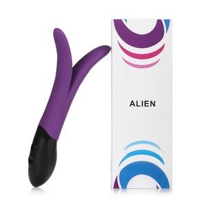 Wodoodporny wibrator z podwójnym dildo G-Spot Massager Multisiseed Sex Toy Kobieta dorosła #R91