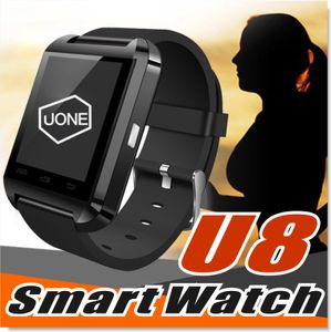 U8 intelligenti Guarda orologi da polso SmartWatch con altimetro e un motore per lo smartphone Samsung S8 Pluls S7 bordo del telefono cellulare Android