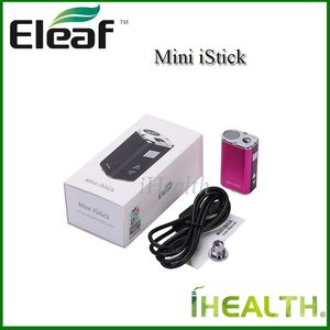 Authentic Eleaf Mini iStick Kit 1050mah Built-in Battery 10w Max Output Variable Voltage Mod 4 colos with USB Cable eGo Connector