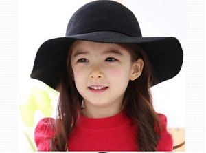 Bucket Hat Baby Hat Children Caps Kids Hats Girls Caps 2015 Autumn Winter Sun Hat Kids Cap Girls Hats Wool Cap Fashion Wide Brim Hats