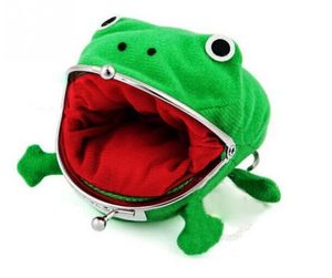 Originalité mode grenouille portefeuille Anime dessin animé portefeuille porte-monnaie Manga flanelle portefeuille pas cher mignon sac à main Naruto porte-monnaie