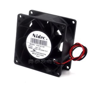 Ventola originale NIDEC V35132-16F 80 * 80 * 38 24 V 0,45 A 8 CM 2 fili grande convertitore di frequenza eolica