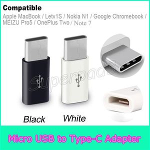 Mini Micro USB Kobieta do Type-C Męski Adapter Kabel Samsung Uwaga 7 Mackbook Data Data Sync Converter dla tabletów Telefoniczny typu C