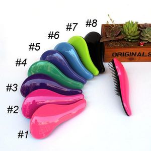 Neue magische entwirrende Griff Haarbürste Kamm Salon Styling Werkzeug Tangle Dusche Haarkamm TT Haarbürste