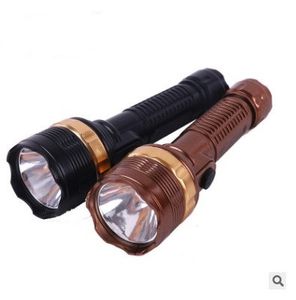 The new light rechargeable flashlight led flashlight long shots outdoor flashlight charging lights wholesale
