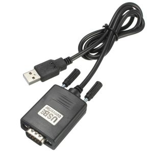 500 Stück USB auf 9 Pin RS232 RS-232 serielle Schnittstelle COM-Adapterkabel Konverter Y-105 USB auf Dual Chip DB9 GPS PL2303 + ADM211 1 m/3 Fuß