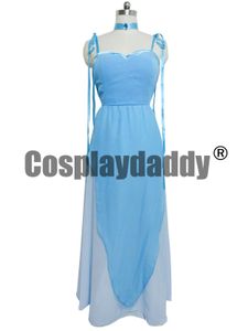 Sailor Moon Sailor Mercury Cosplay Blue Gown Dress H008