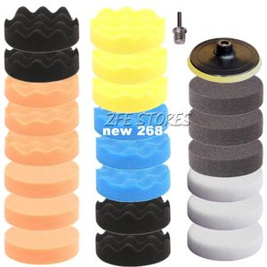 24Pcs 150mm (6inch) High Gross Polish Polishing Buffer Pad Kit--M14 Thread