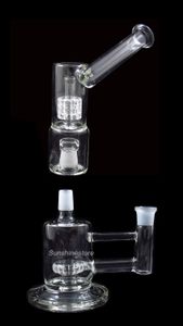 Novo design VapeXhale hydratube sidecar perc com suporte Bong de vidro borbulhador de 7 polegadas com espessura de 5 mm