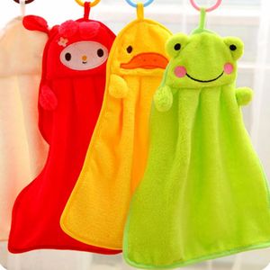 Cartoon Baby Wipe Sweat Hung Towel Towel Super Soft Coral Fleece Kid Child Towel