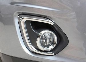 Ücretsiz kargo! Yüksek kalite ABS krom 4 adet ön sis lambası dekorasyon kapak, Mitsubishi ASX 2013-2015 için 3 adet arka sis lambası kapağı